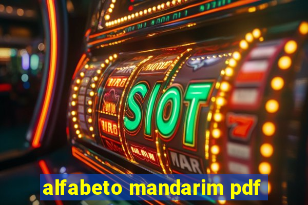 alfabeto mandarim pdf